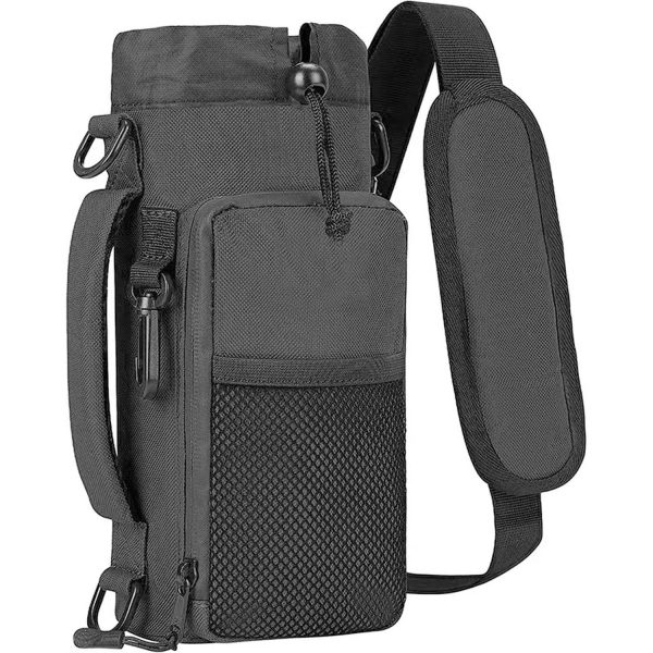 Adjustable Shoulder Strap Crossbody Water Bottle Bag