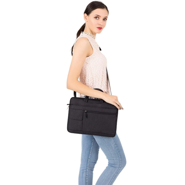 13 Inch Adjustable Strap Nylon Laptop Shoulder Bag