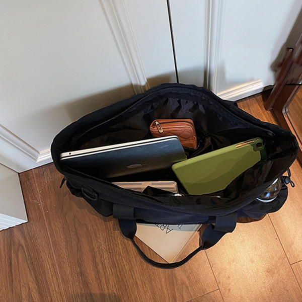 Large Capacity Nylon Water Resistant Shoulder Tote Bag