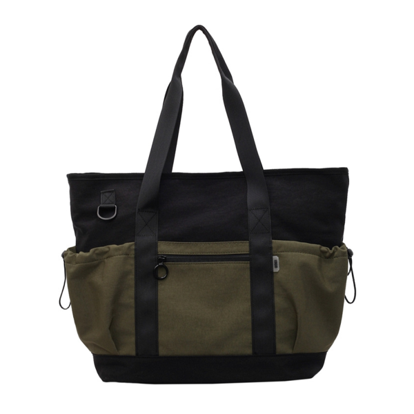 Large Capacity Nylon Water Resistant Shoulder Tote Bag