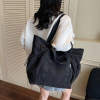 Large Capacity Nylon Water Resistant Shoulder Tote Bag