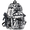 Waterproof Nylon Travel Spacious Backpack w/ Plush Pendant