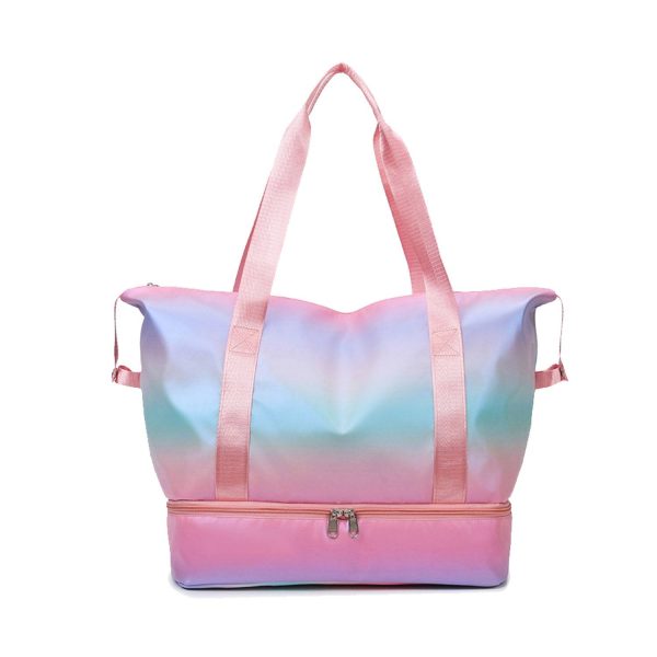 Lightweight Oxford Gym Tote Bag w/ Large Capacity