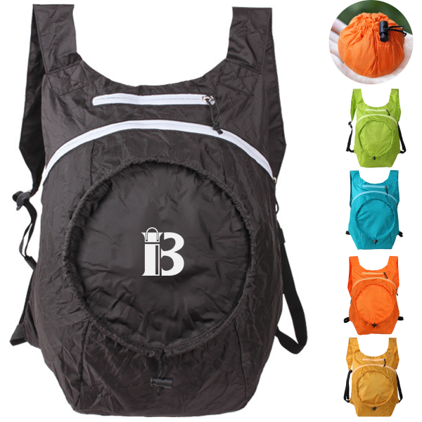 Outdoor Nylon Waterproof Folding Backpack