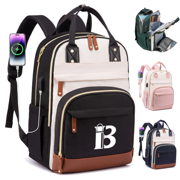 Women Large Capacity Waterproof Polyester Backpack