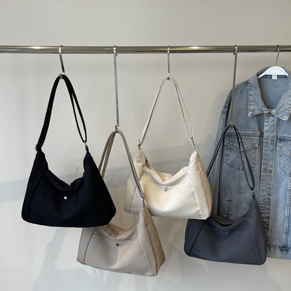 Canvas Hobo Crossbody Shoulder Tote Bag