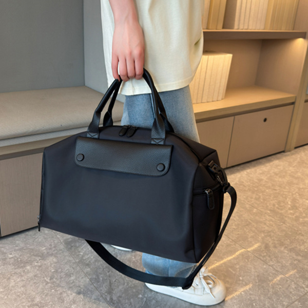 Oxford Travel Tote Duffel Bag w/ Shoe Compartment