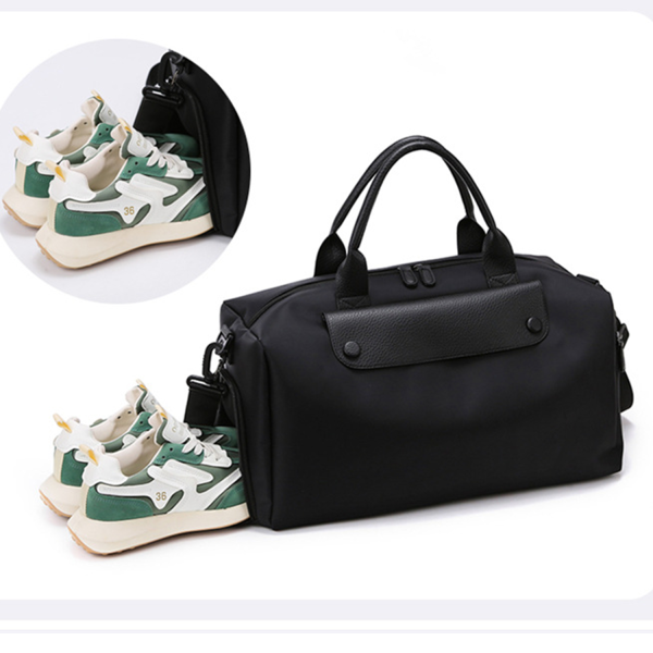 Oxford Travel Tote Duffel Bag w/ Shoe Compartment