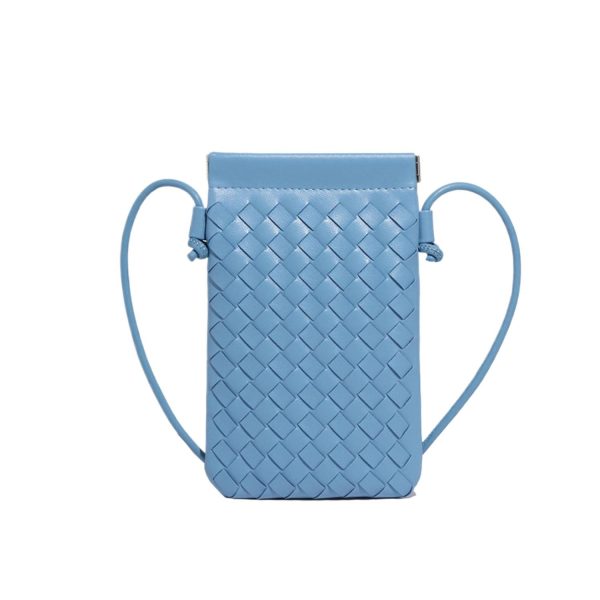 Compact PU Leather Crossbody Phone Bag w/ Adjustable Strap