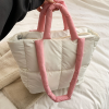 Soft Quilted Cotton Shoulder Handbag