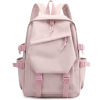Water-Resistant Polyester Multi-Pocket Backpack
