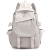 Water-Resistant Polyester Multi-Pocket Backpack