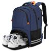 Polyester Waterproof Backpack w/ Shoe Compartment