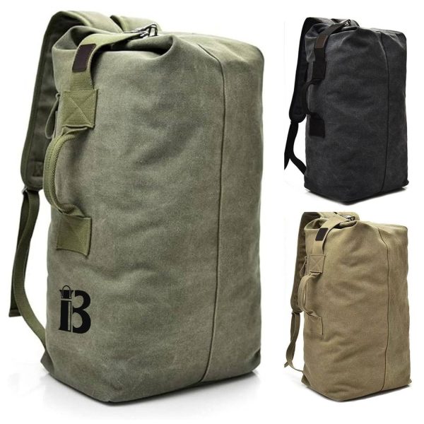 Multifunction Large Capacity Canvas Hiking Backpack