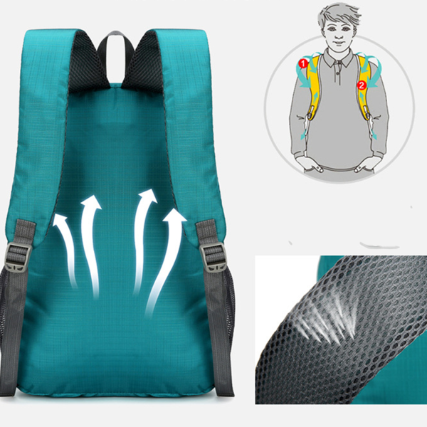 Lightweight Foldable Nylon Travel Backpack