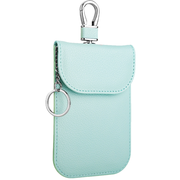 PU Leather Car Key Signal Shielding Faraday Pouch