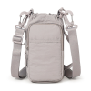 Nylon Outdoor Water Bottle Carrier Bag w/ Phone Pocket