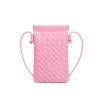 Compact PU Leather Crossbody Phone Bag w/ Adjustable Strap