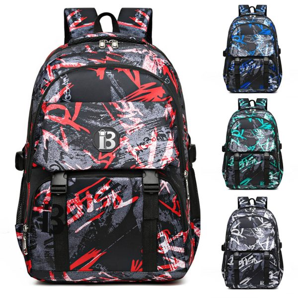 Large Capacity Oxford Water-Resistant Backpack