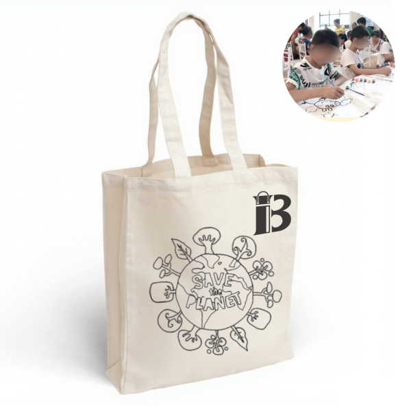 Waterproof Colors DIY Graffiti Kids Canvas Tote Bag