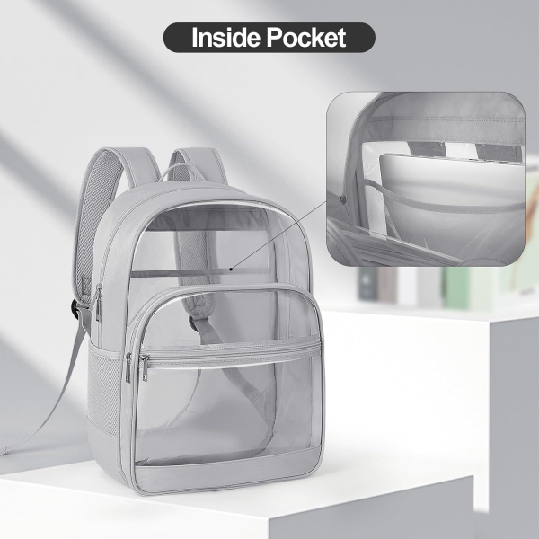 Large Capacity PVC Transparent Backpack