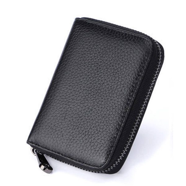 PU Anti Theft Wallet Card Case