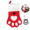 Dog Paw Christmas Gift Bag