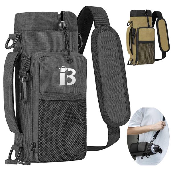 Adjustable Shoulder Strap Crossbody Water Bottle Bag