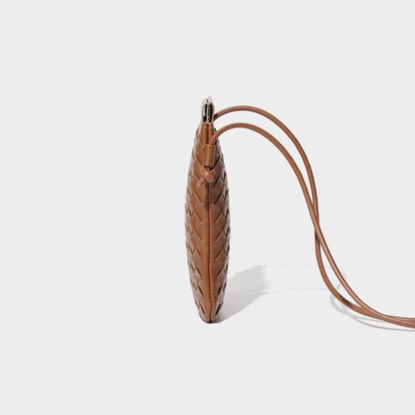 Compact PU Leather Crossbody Phone Bag w/ Adjustable Strap