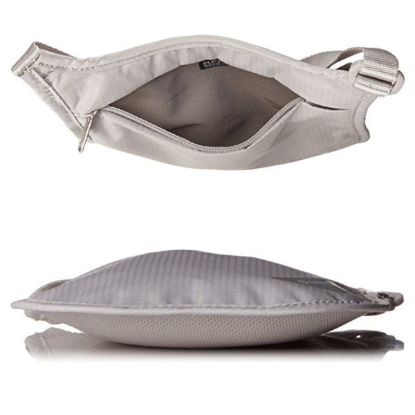 Anti-Theft Rfid Blocking Id Card Pouch Nylon Crossbody Bag