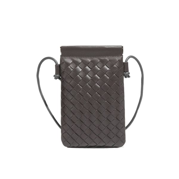 Compact PU Leather Crossbody Phone Bag w/ Adjustable Strap