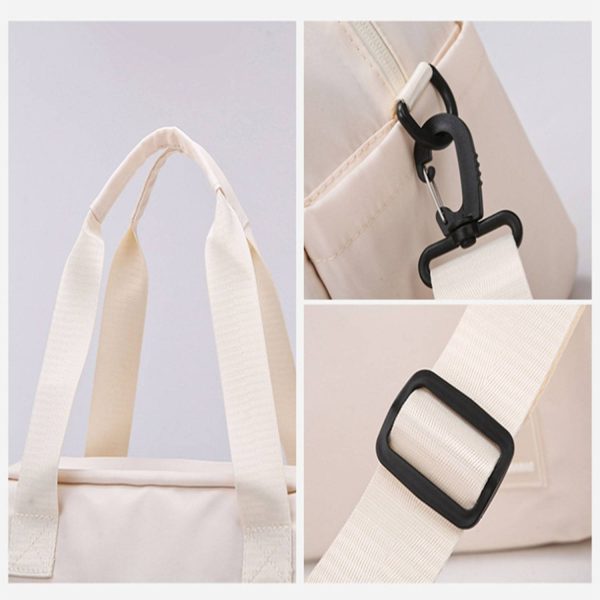 Portable Lightweight Oxford Duffel Bag Detachable Strap