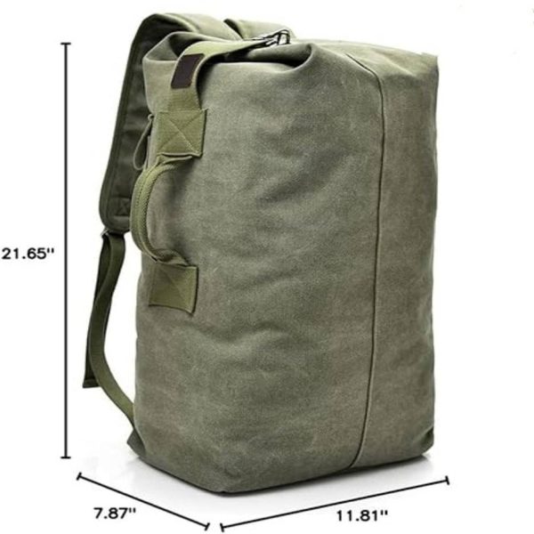 Multifunction Large Capacity Canvas Hiking Backpack