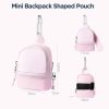 Mini Backpack Shaped Keychain Pouch
