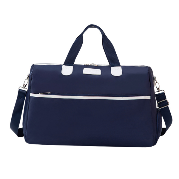 Large Capacity Nylon Duffel Bag w/ Shoe Compartment