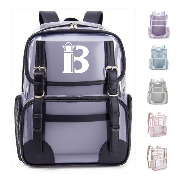 Large Capacity Heavy Duty PVC Clear Backpack