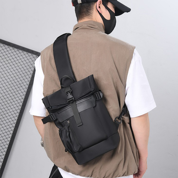 Unisex Waterproof Nylon Crossbody Shoulder Bag