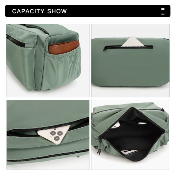 Large Capacity Nylon Crossbody Travel Bag