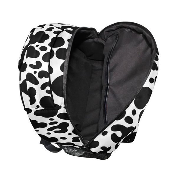 Cow Print Large Capacity Lightweight Oxford Backpack