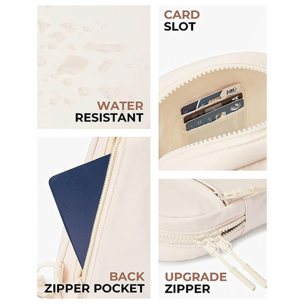 Nylon Unisex Design Waterproof Crossbody Sling Bag