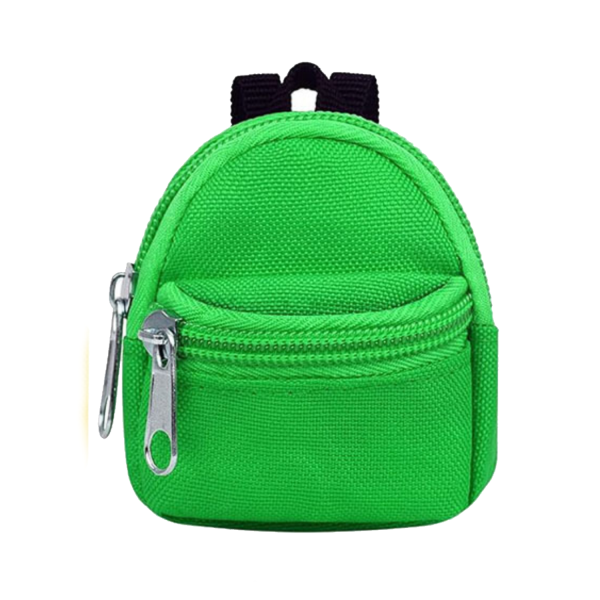 Outdoor Mini Nylon Backpack Shaped Coin Purse