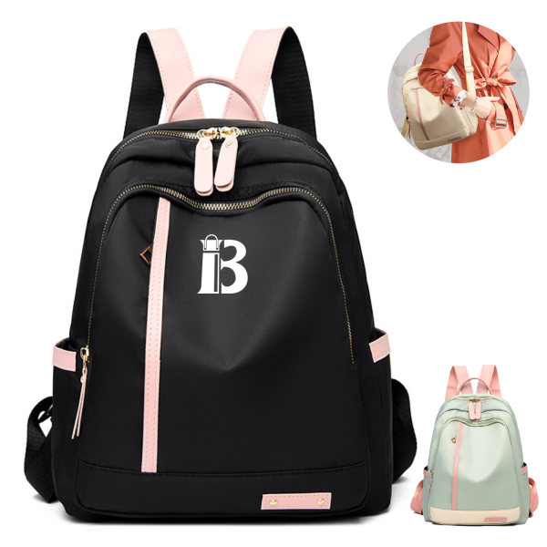 Women Waterproof Nylon Travel Backpack