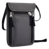 Travel RFID Blocking Canvas Neck Wallet Passport Holder