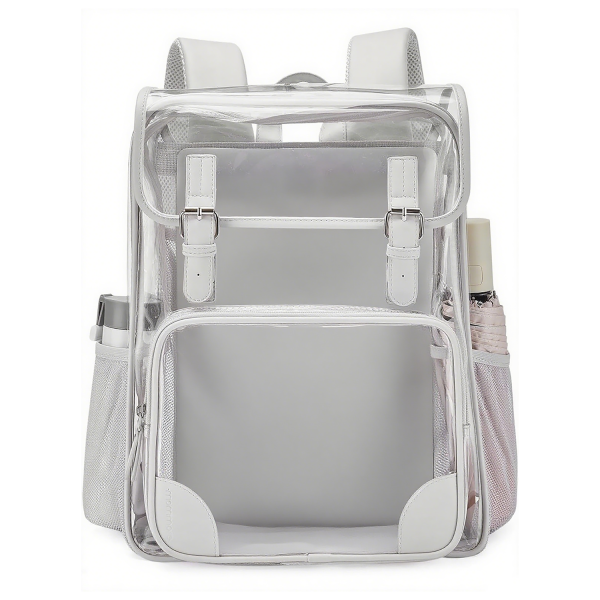 Large Capacity Heavy Duty PVC Clear Backpack