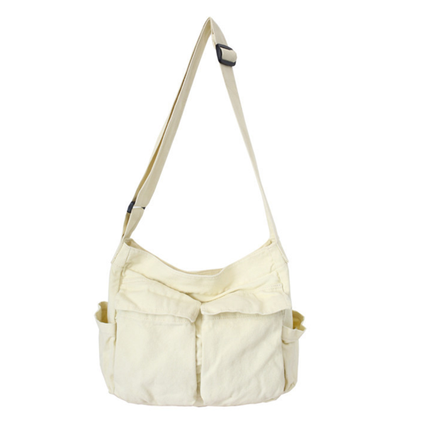 Large Capacity Casual Water Resistant Canvas Crossbody Bag