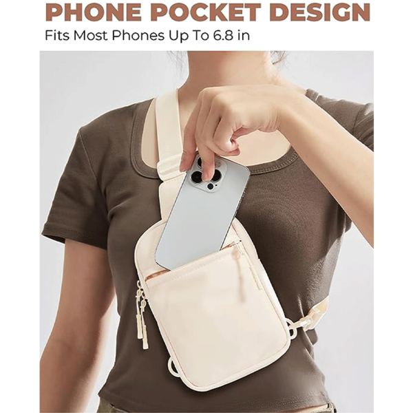 Nylon Unisex Design Waterproof Crossbody Sling Bag