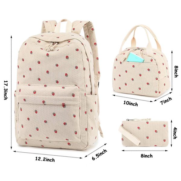 cc_1757667244656.jpg 3 Piece Corduroy School Backpack Set