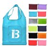 Large Reusable Foldable Polyester Oxford shopping Tote Bag
