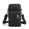 Mini Nylon Crossbody Phone Bag w/ Earbud Port