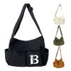 Large Capacity Casual Water Resistant Canvas Crossbody Bag